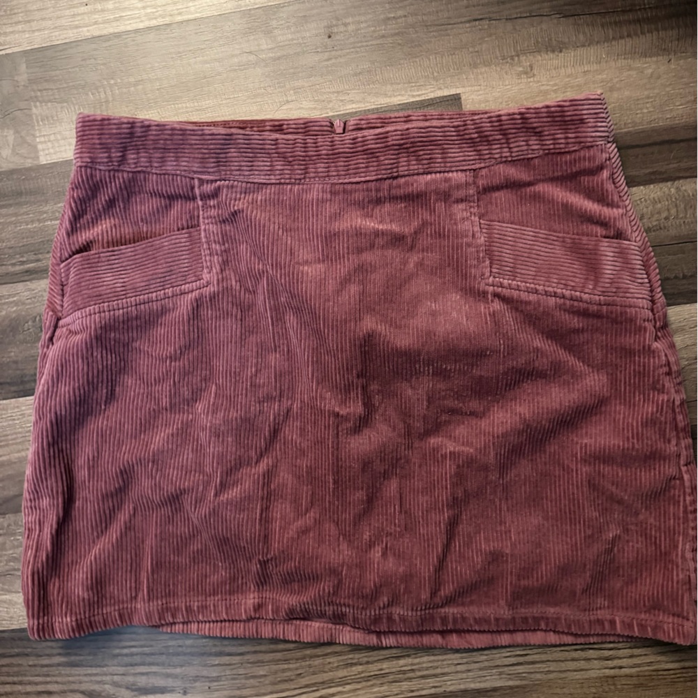 a.n.a Mauve Corduroy Skirt